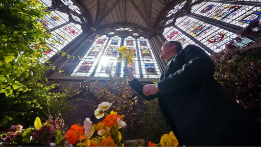 Flowers at the Coronation of King Charles III