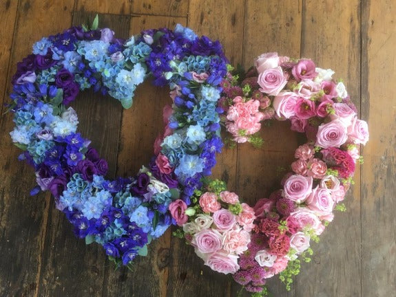 Double Open Heart - Choice Of Colours