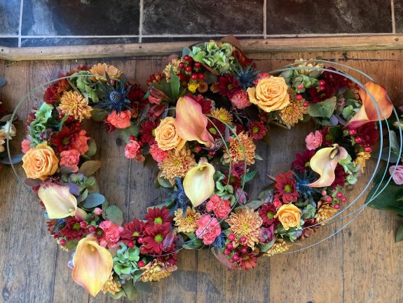 Double Open Heart - Choice Of Colours