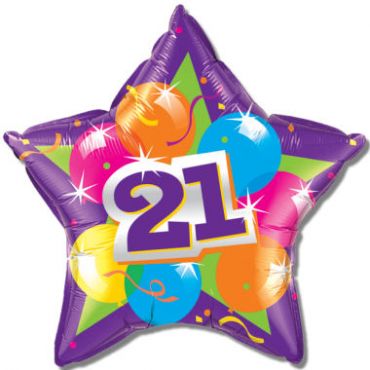 21st Birthday Star