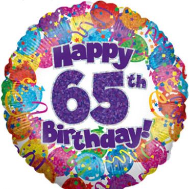 65th Birthday Balloon