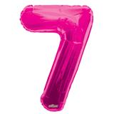 34" Pink Number 7 Balloon