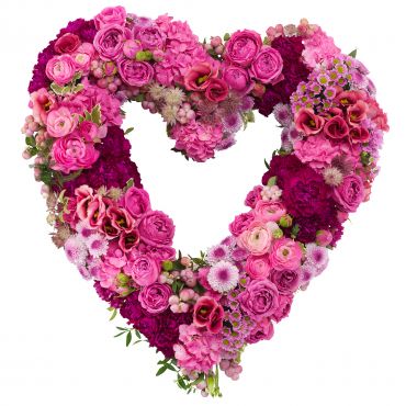 Open Pink Heart