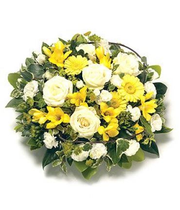 Posy Yellow & White