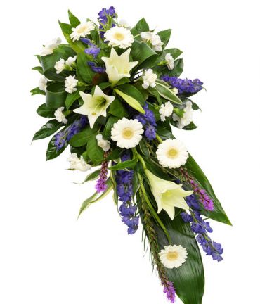 Purple & White Single Ended Spray