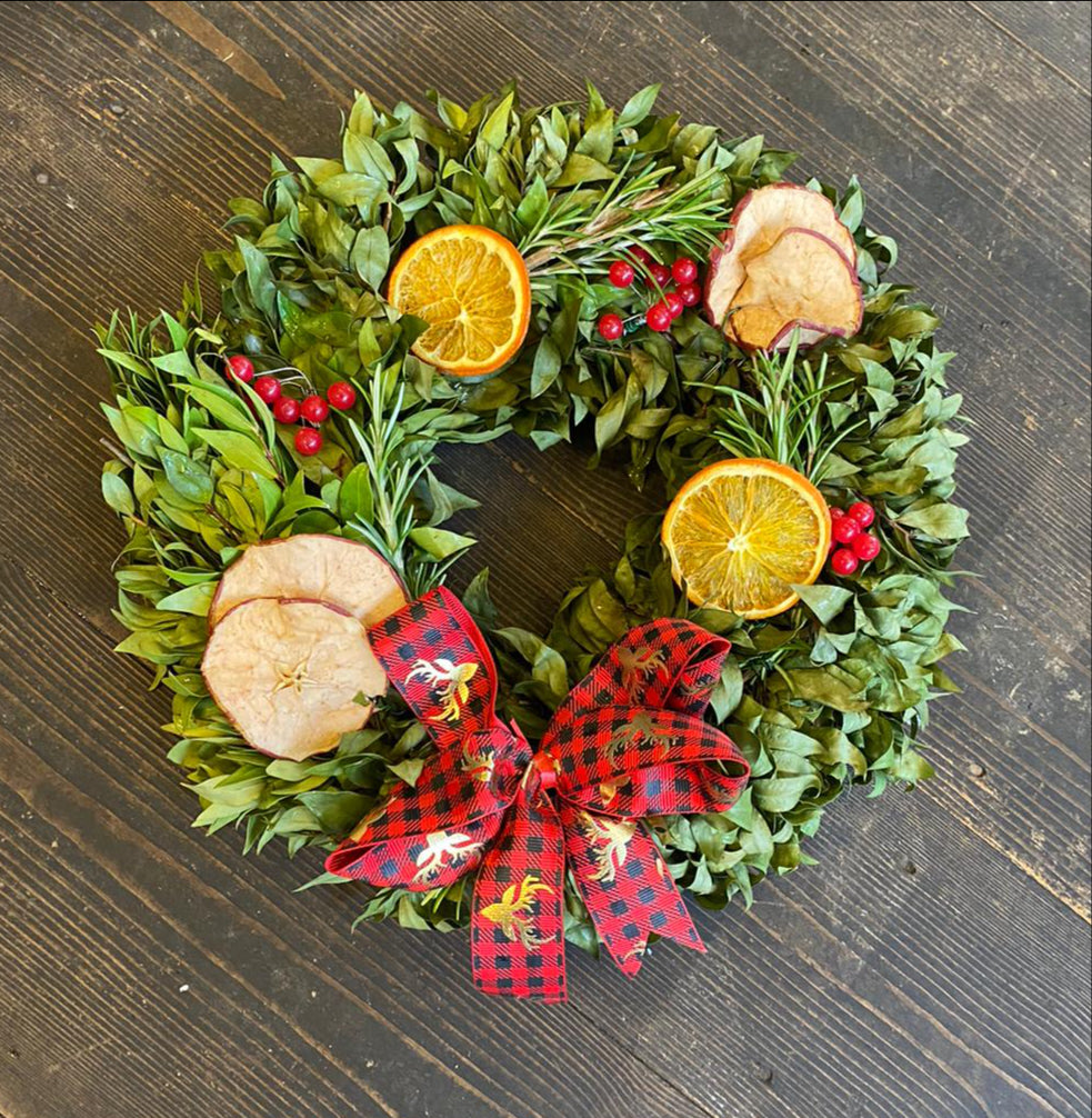 How to Make a Holly Wreath
