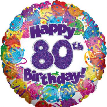 80th Birthday Balloon