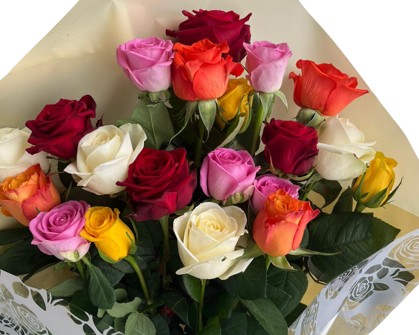 A Bouquet of 12, 18 or 24 Mixed Roses